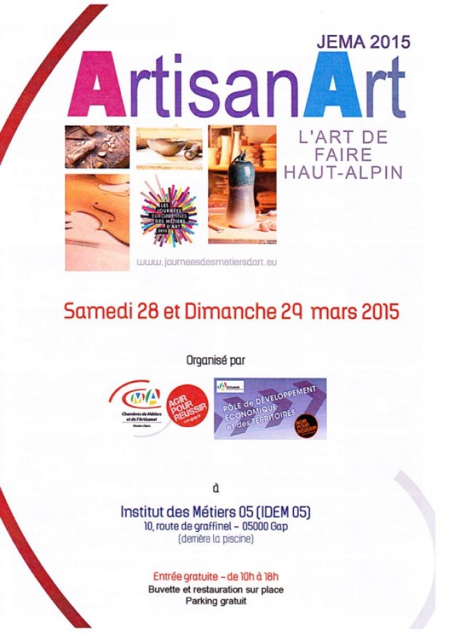 Journées européennes des métiers d’art 2015